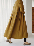 Isabel Timeless Loose Linen Dresses with Side Pockets Designer Dress Edit