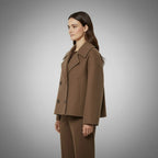 Georgia | Classic Double Button Short Jacket for Women