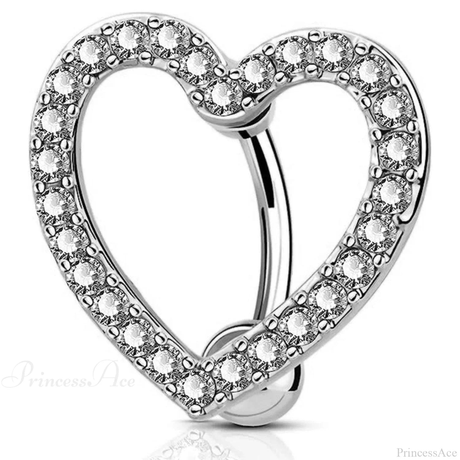 Butterfly CZ Sparkling Gothic Belly Ring