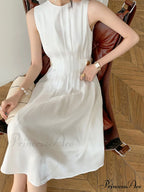 Button Embellished Long Trendy Sleeve Midi Dress