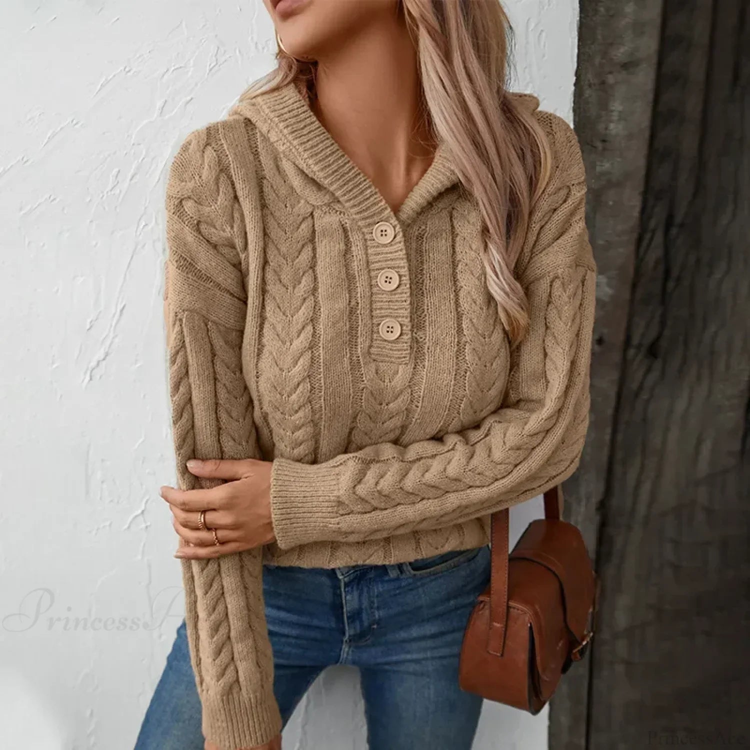 Button Vintage Cardigan Sweater