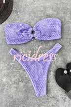 | Bandeau Bikini with Ring Neckline