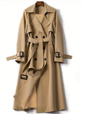 | Women’s Longline Office Trench Coat