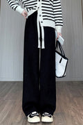 Cashmere Plush Wide Leg Knit Pants