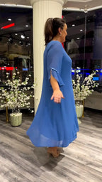 Rocio Exclusive Women's Dress Made of , Loose Chiffon Designer Edit