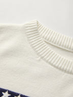 Retro Flag Jacquard Sweater