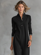 | Minimalist Sweatshirt Maxi Dress