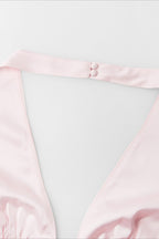 Sexy Deep V Halter Backless Sleeveless Crop Top