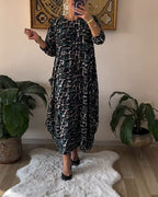 Amalia Chic Long Retro Style Dress Boutique Collection