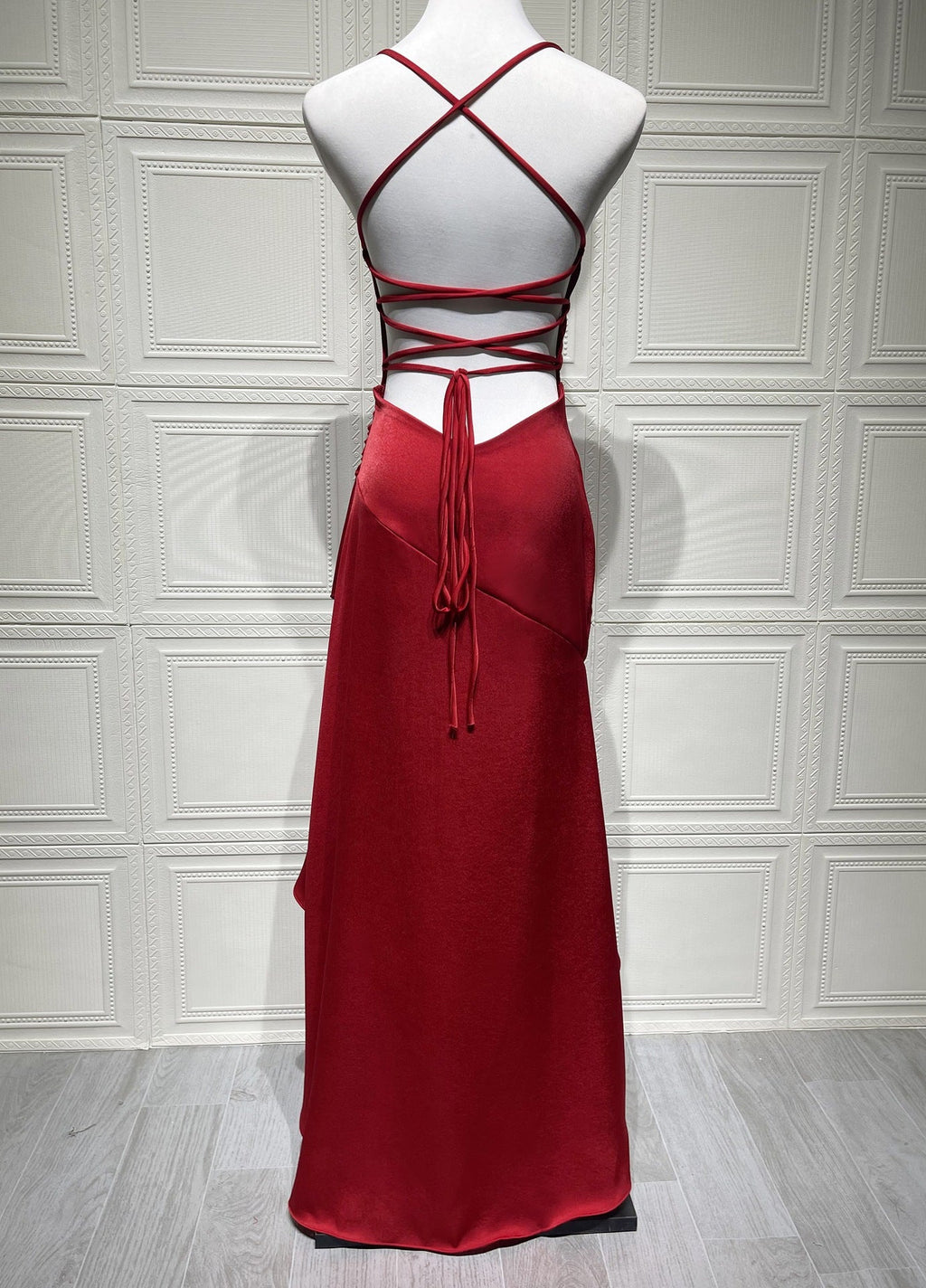 Satin Maxi Dress