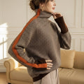 | Herringbone Turtleneck