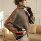 | Herringbone Turtleneck