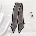Luxurious Zebra Print Silk-Feel Scarf