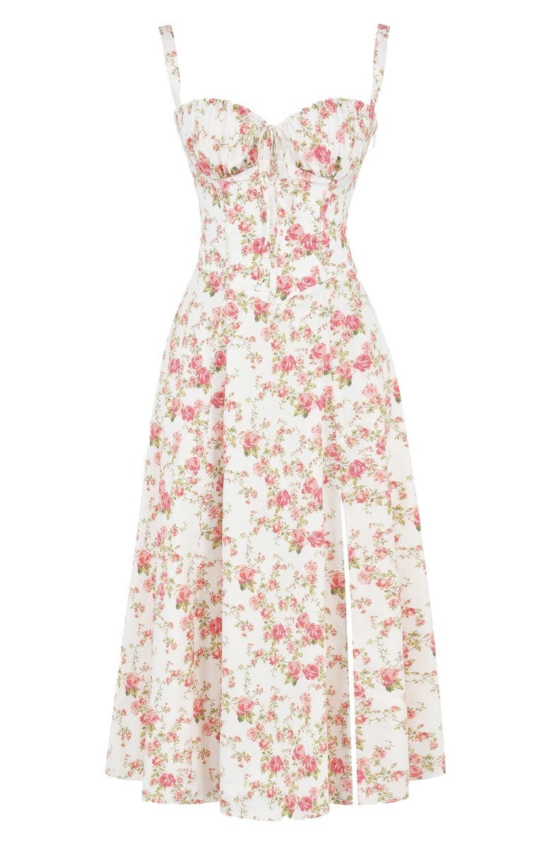 Fiorella Elevated Midi Corset Dress Premium Wardrobe Essential