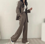 | Women's Tailored Suit Set, Long Blazer