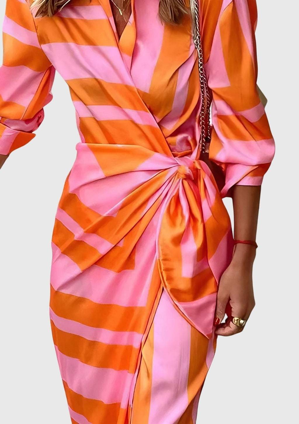 | Wrap Dress in Print