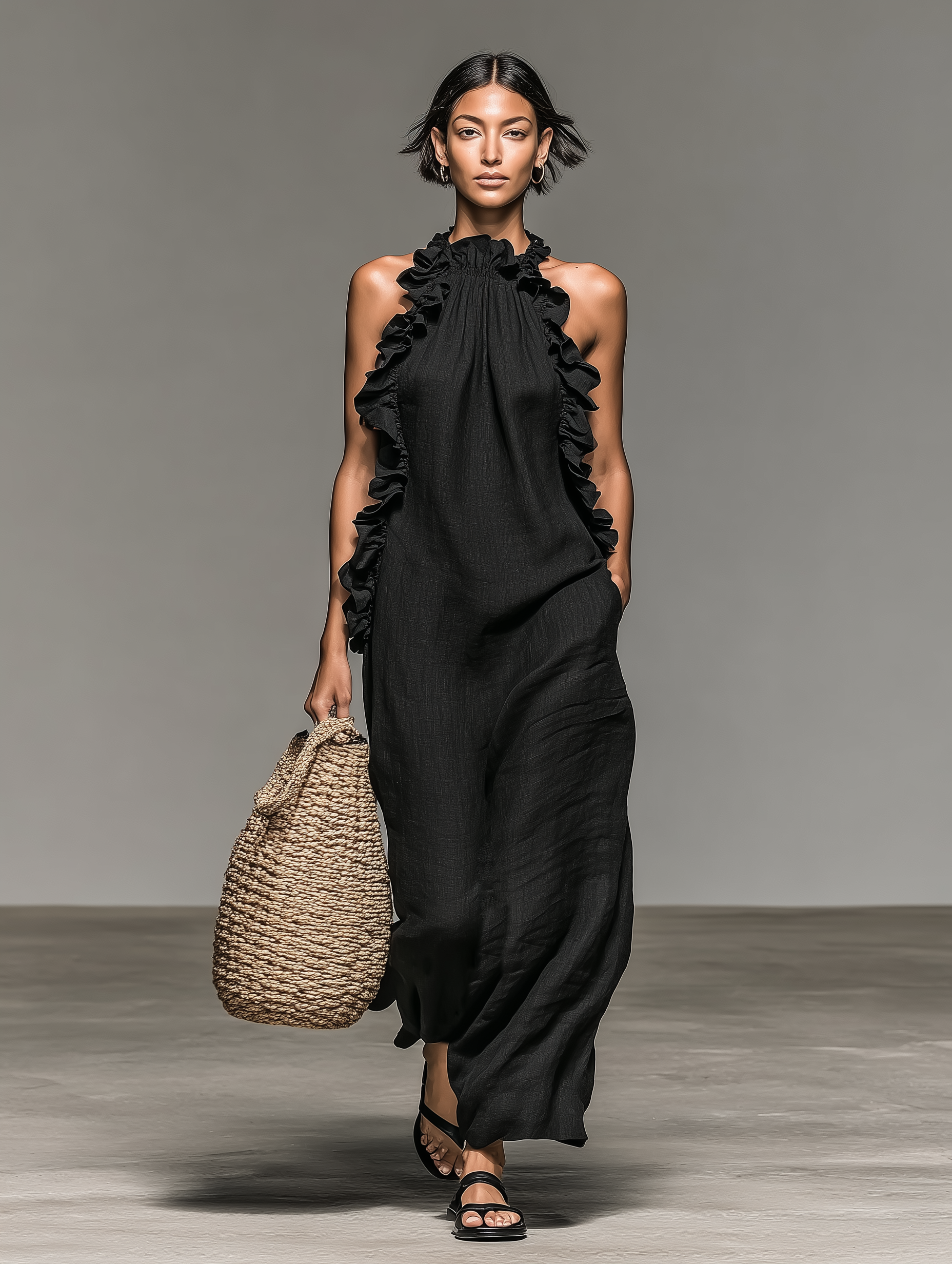 Sophie | Linen Maxi Dress