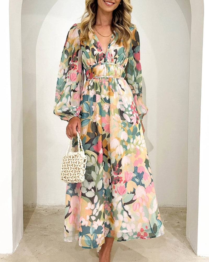 Fabiana Chic Floral Dress Boutique Collection