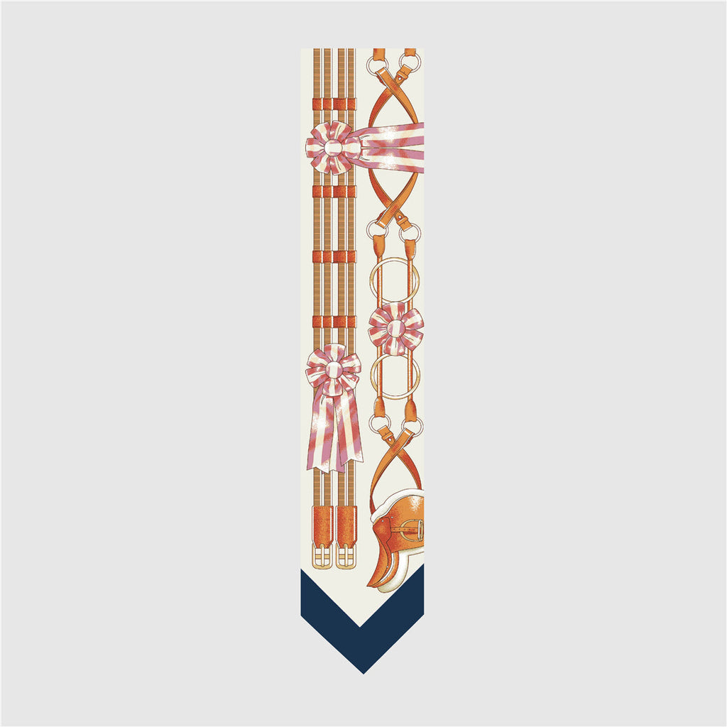 The Lila — Silk Skinny Scarf