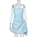 Jacquard Tube Top Dress for Women