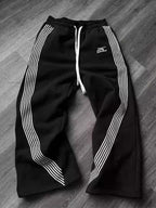 Vintage Solid Print Sweatpants