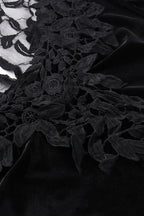 Sheer Lace Mermaid Gothic Dress