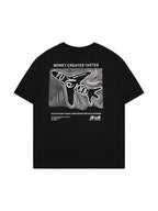 Abstract Print Unisex Oversized Short Sleeve Tee