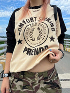 Raglan Sleeve Oversized Short Sleeve Tee