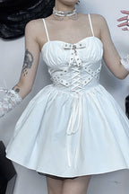 Puff Sleeve Cover Gothic Dress