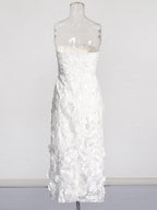 Calysta Appliques Sleeveless Midi Dress