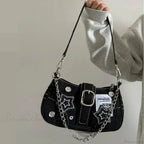 Canvas Stars Pattern Y2K Crossbody