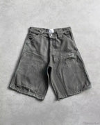 Cartoon Patchwork Denim Short
