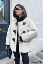 Cashmere Metal Snap Cardigan Coat