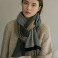Cashmere Winter Scarf for Women - Designer Knit Warmth