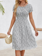 Casual Bohemian Beach Floral Dress