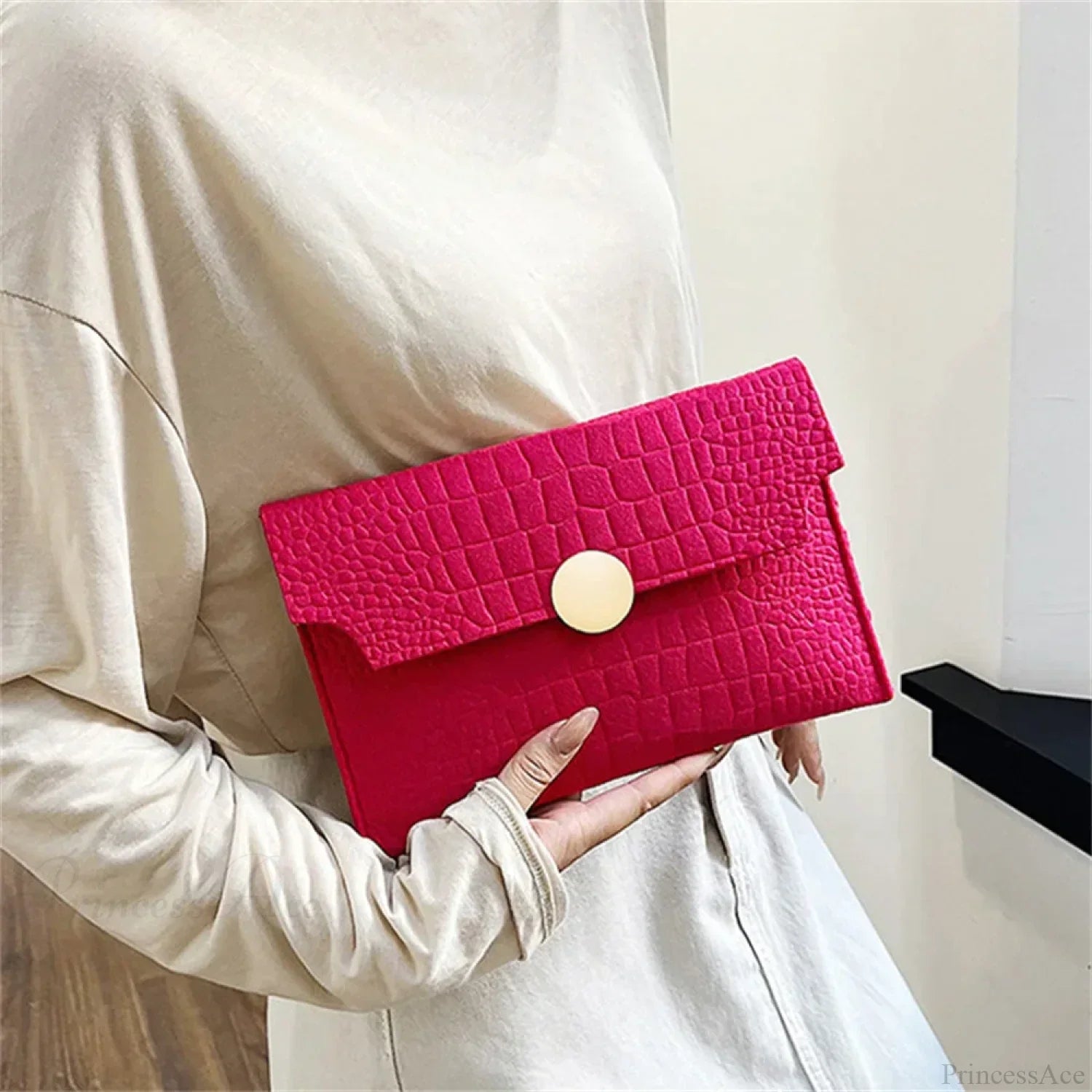 Casual Crocodile Pattern Business Clutch Wristlet