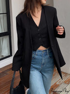 Casual Relaxed Graceful Fit Blazer