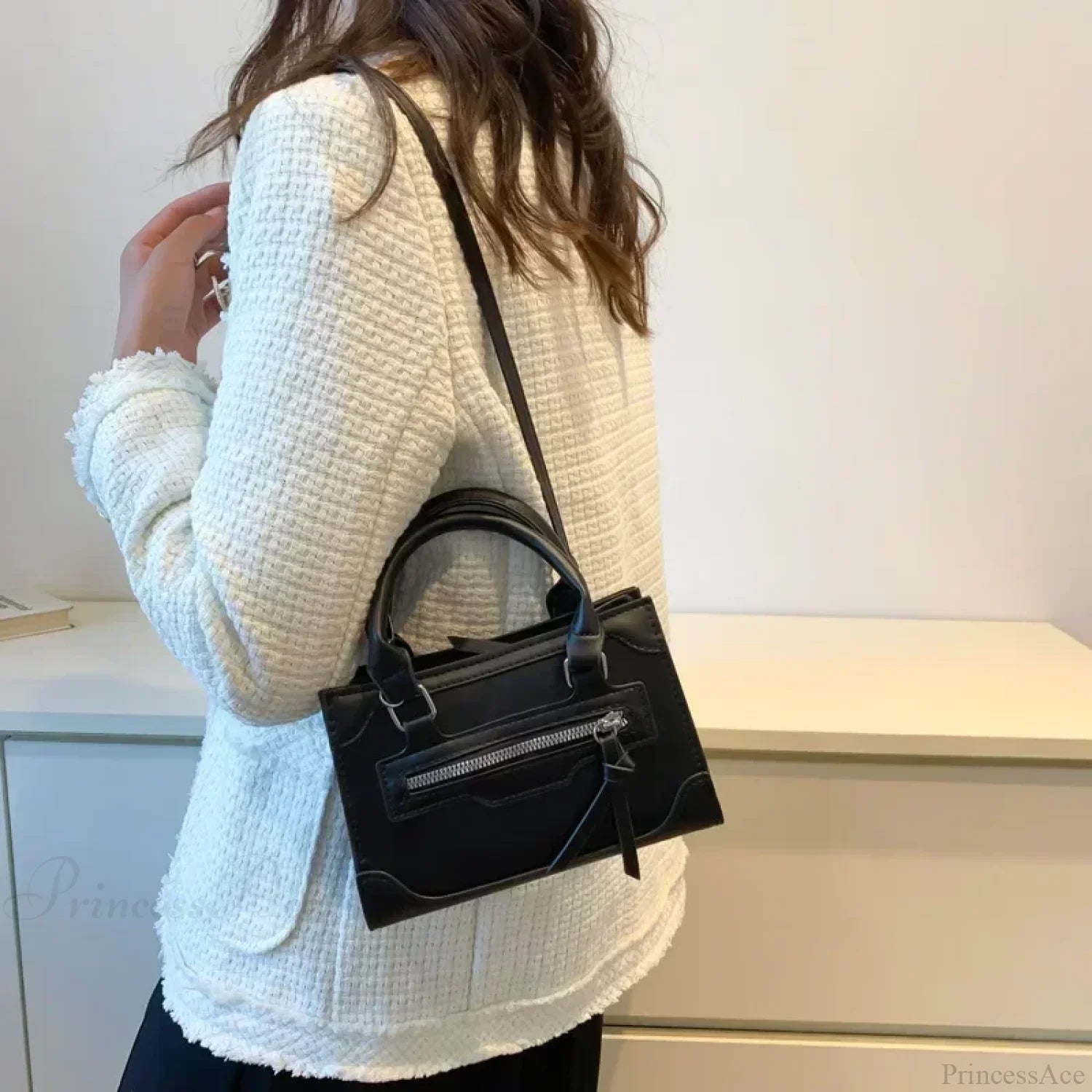 Casual Western Style Small Crossbody Handbag
