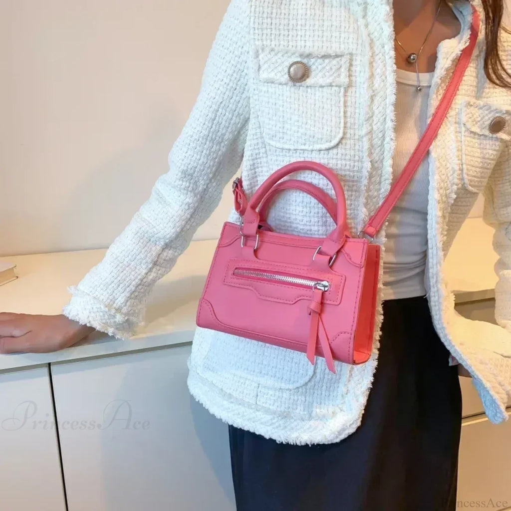 Casual Western Style Small Crossbody Handbag