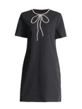 Caylee Diamond Loose Mini Dress