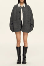 Relaxed Knit Cardigan