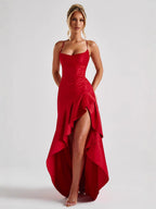 Satin Maxi Dress
