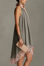 La Vie En Rose Pleated Mini Dress