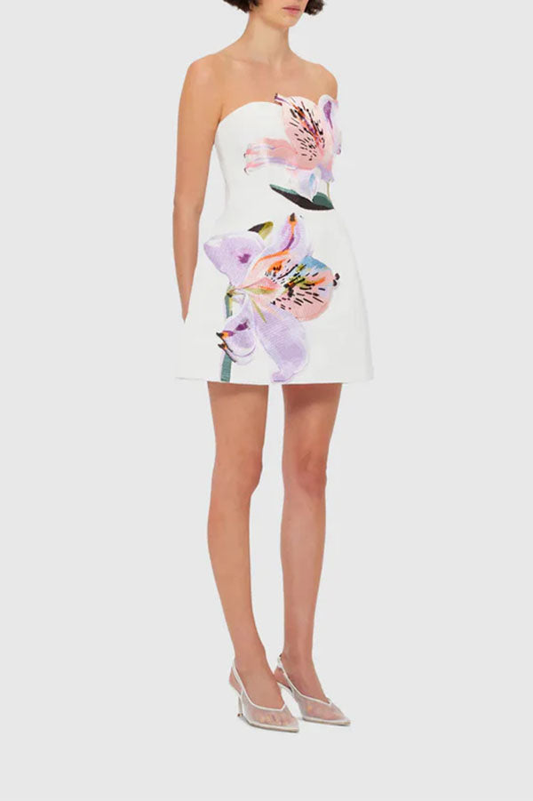 Seraphina  Lily Strapless Mini Dress