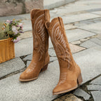 | Suede Boots in Midnight