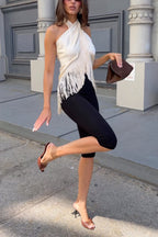 Isla Multi-Way Fringe Scarf