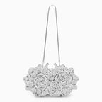 Cecilia Rose Silver Clutch Bag