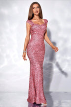 Empire Waist Slip Maxi Formal Dress