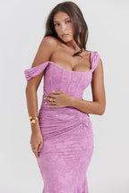 Rebeca Chic Waist Dress Statement Occasion Edit