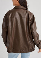 Women's Leather Jacket â_?Locomotive-InspiRed Style